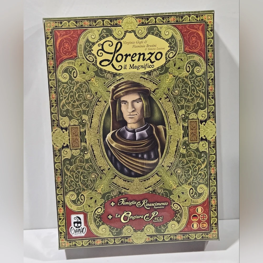 Cranio: Board game - Lorenzo il Magnifico (2nd Ed) New Factory Sealed - Picture 1 of 11